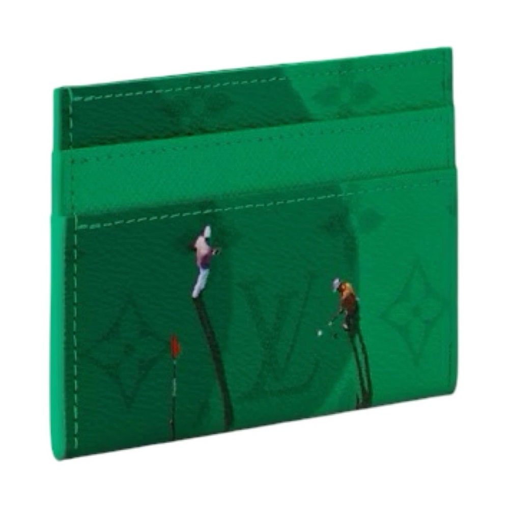 LOUIS VUITTON GOLF DOUBLE CARD HOLDER - Picture 3 of 7